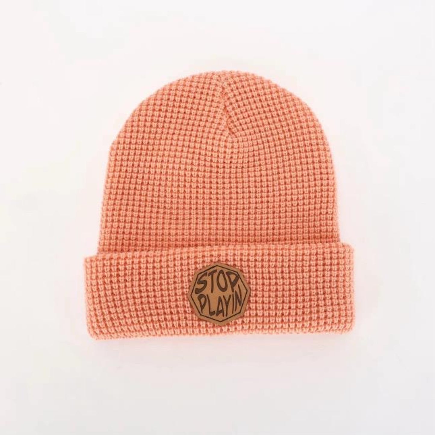 Knit Beanie Winter Hat: Thermal Thick Polar Fleece Soft Cap for Men and Women