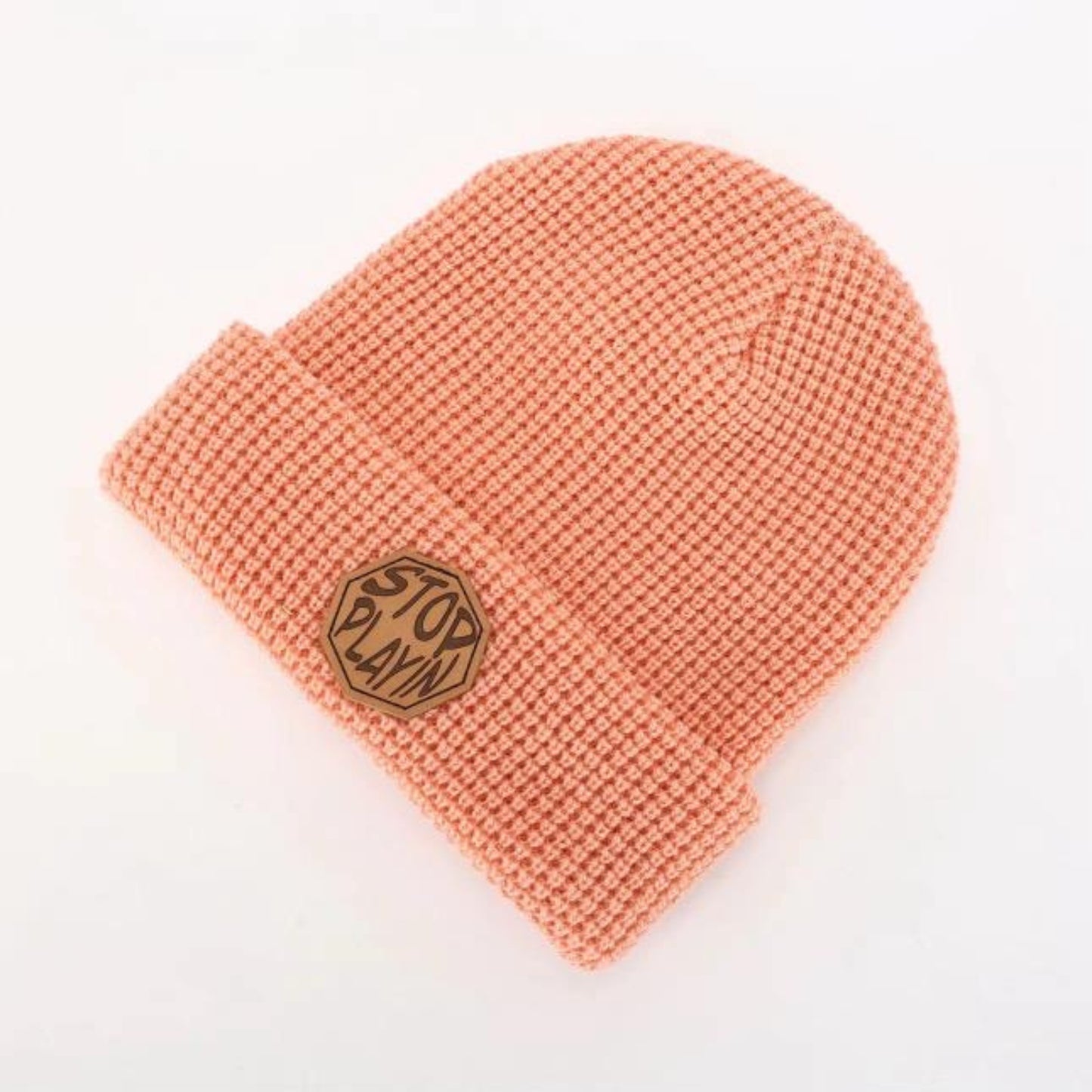 Knit Beanie Winter Hat: Thermal Thick Polar Fleece Soft Cap for Men and Women