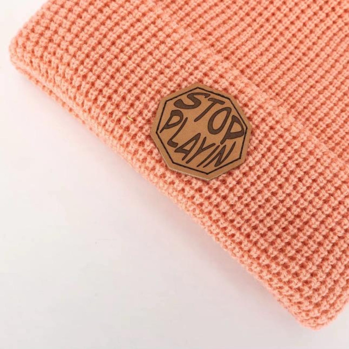 Knit Beanie Winter Hat: Thermal Thick Polar Fleece Soft Cap for Men and Women