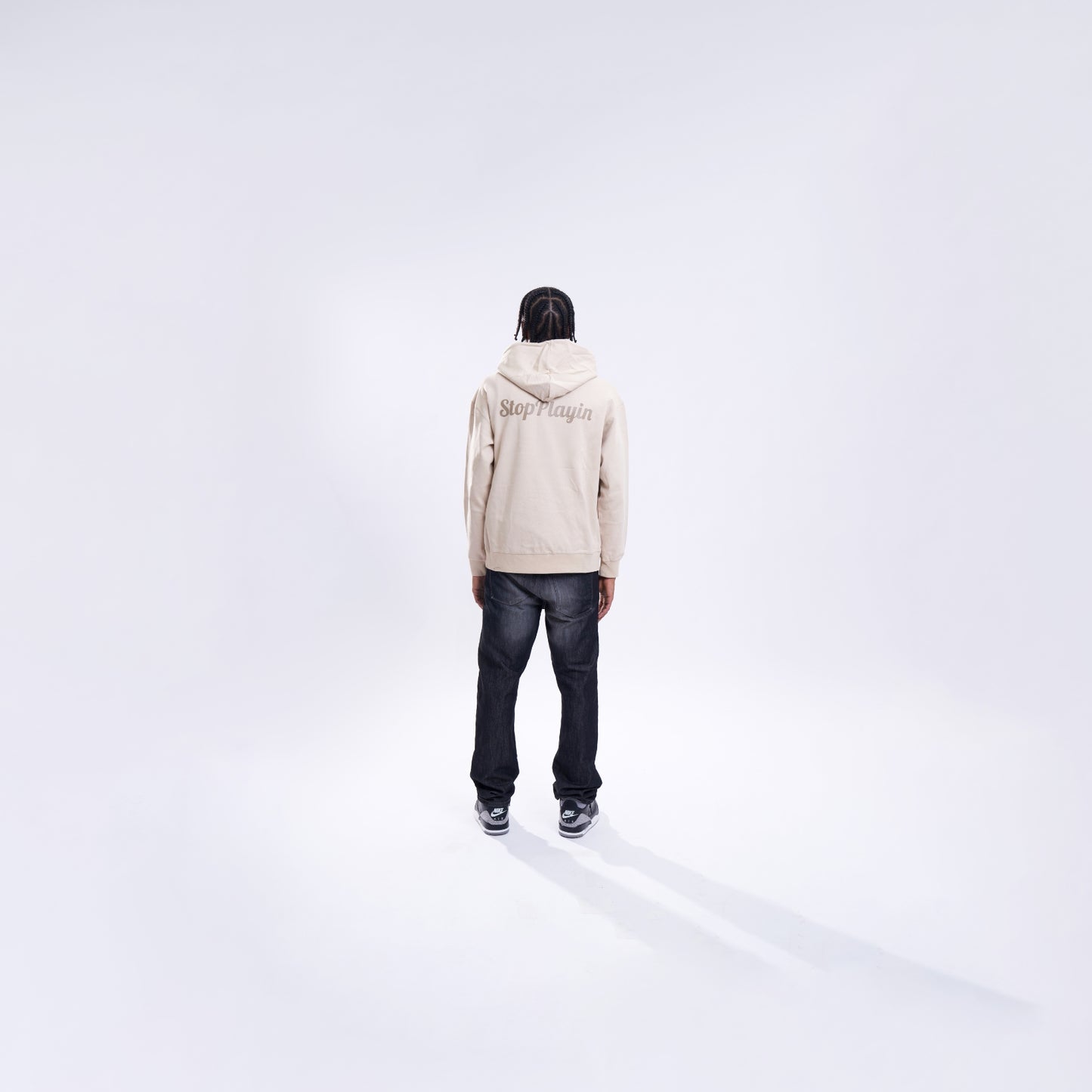 Stay Cozy & Motivated with the StopPlayin Tan Hoodie