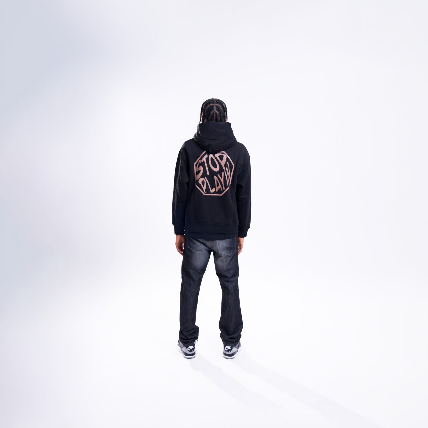 Stay Warm & Motivated with the StopPlayin Black Hoodie