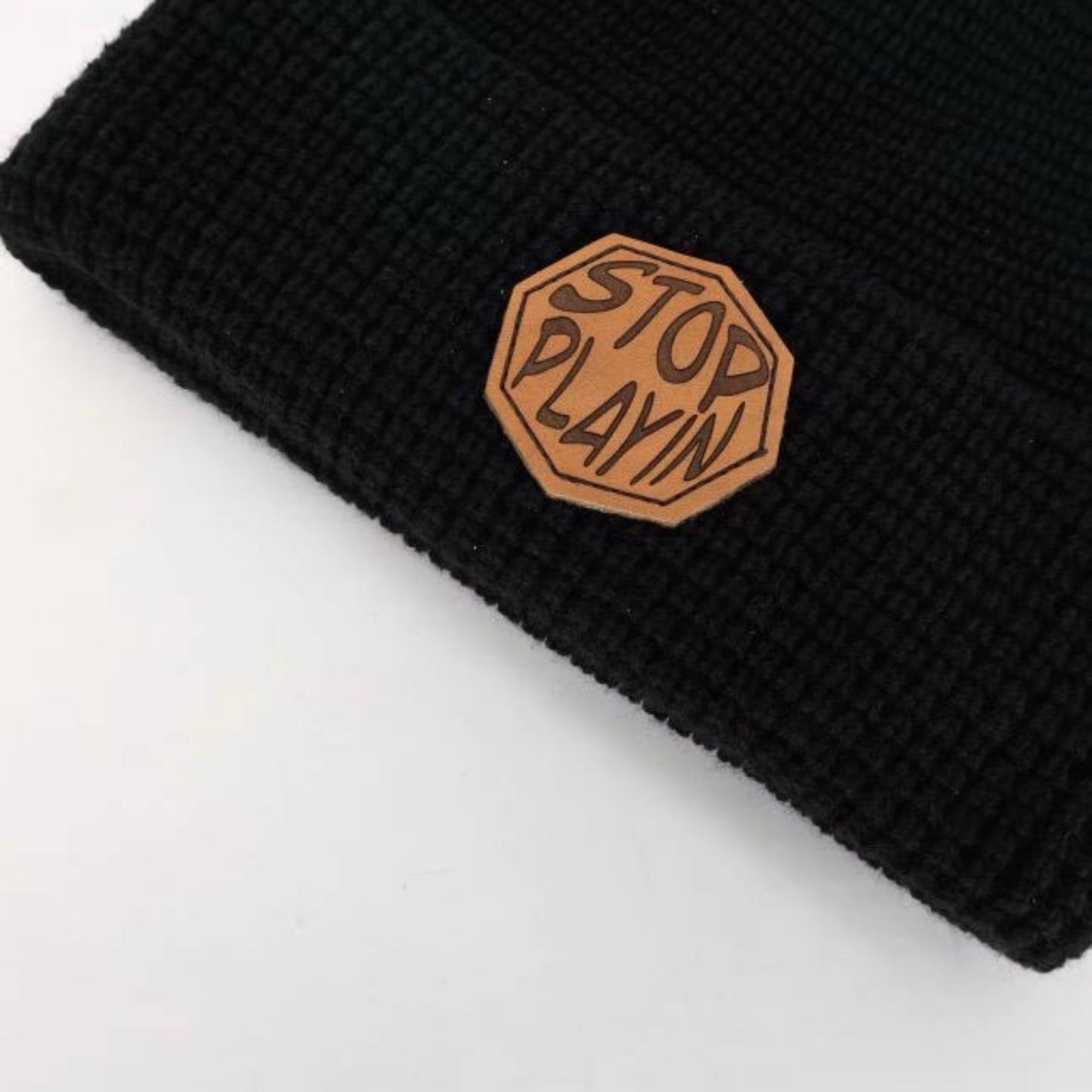 Knit Beanie Winter Hat: Thermal Thick Polar Fleece Soft Cap for Men and Women