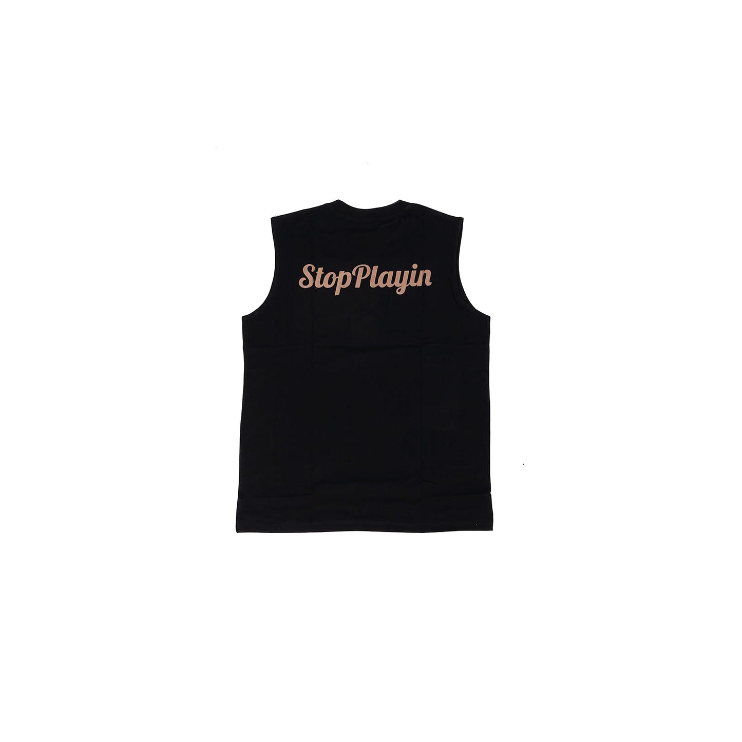 Stay Cool & Confident with the StopPlayin Black Tank Tops